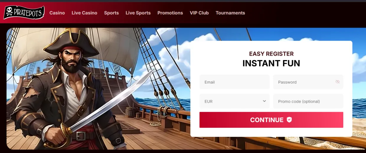 Pirate pots takes the second place as the best nongamstop casino